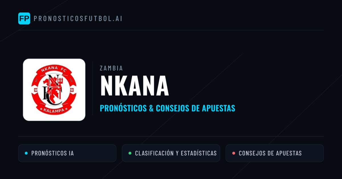 Nkana Pronósticos y estadísticas