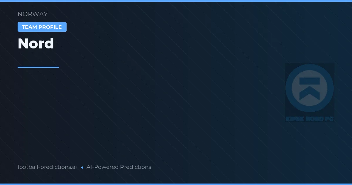 Nord Pronósticos y estadísticas