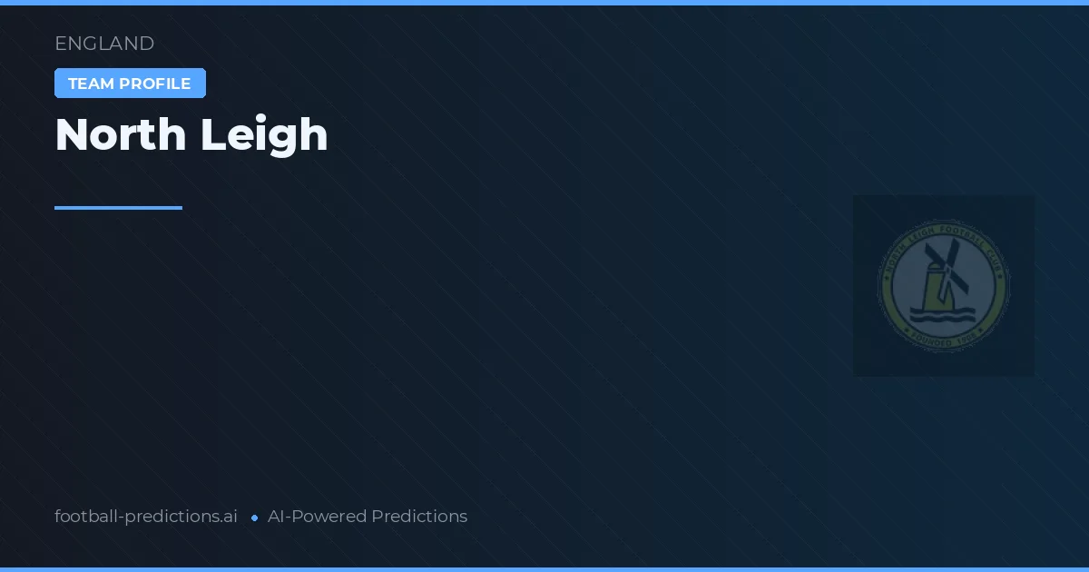 North Leigh Pronósticos y estadísticas