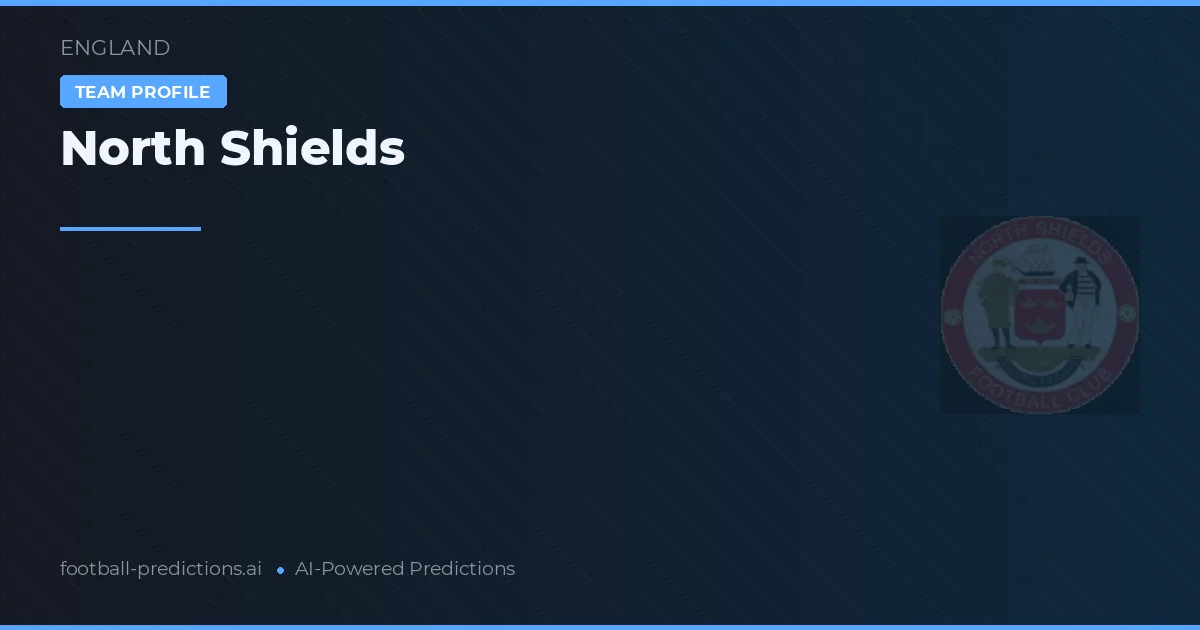 North Shields Pronósticos y estadísticas
