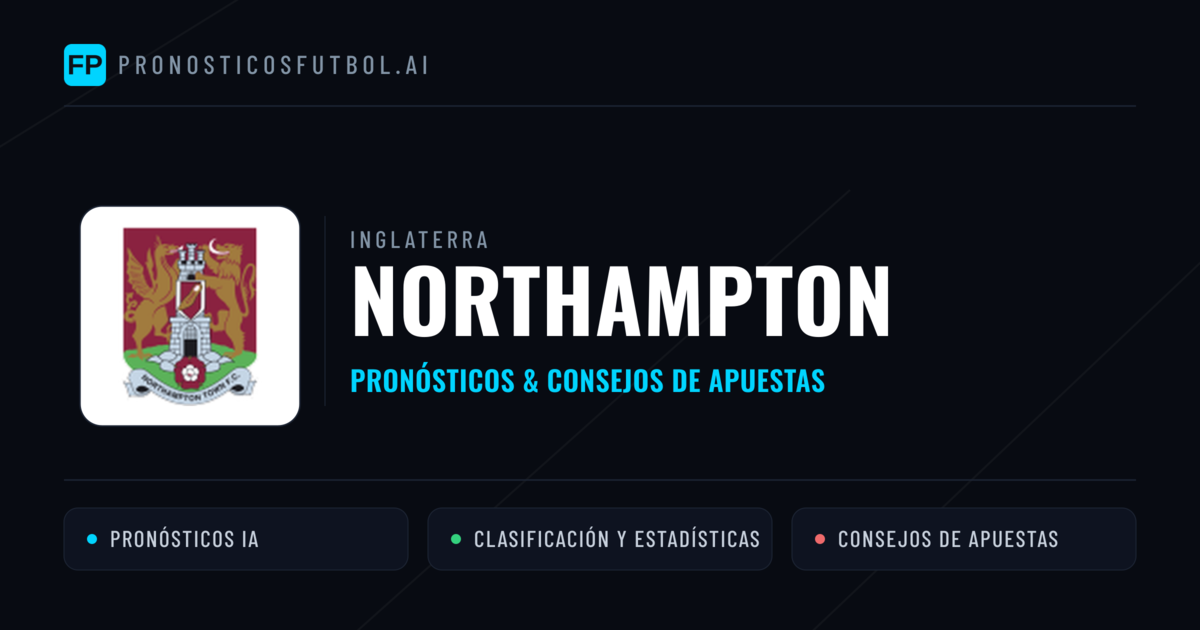 Northampton Pronósticos y estadísticas