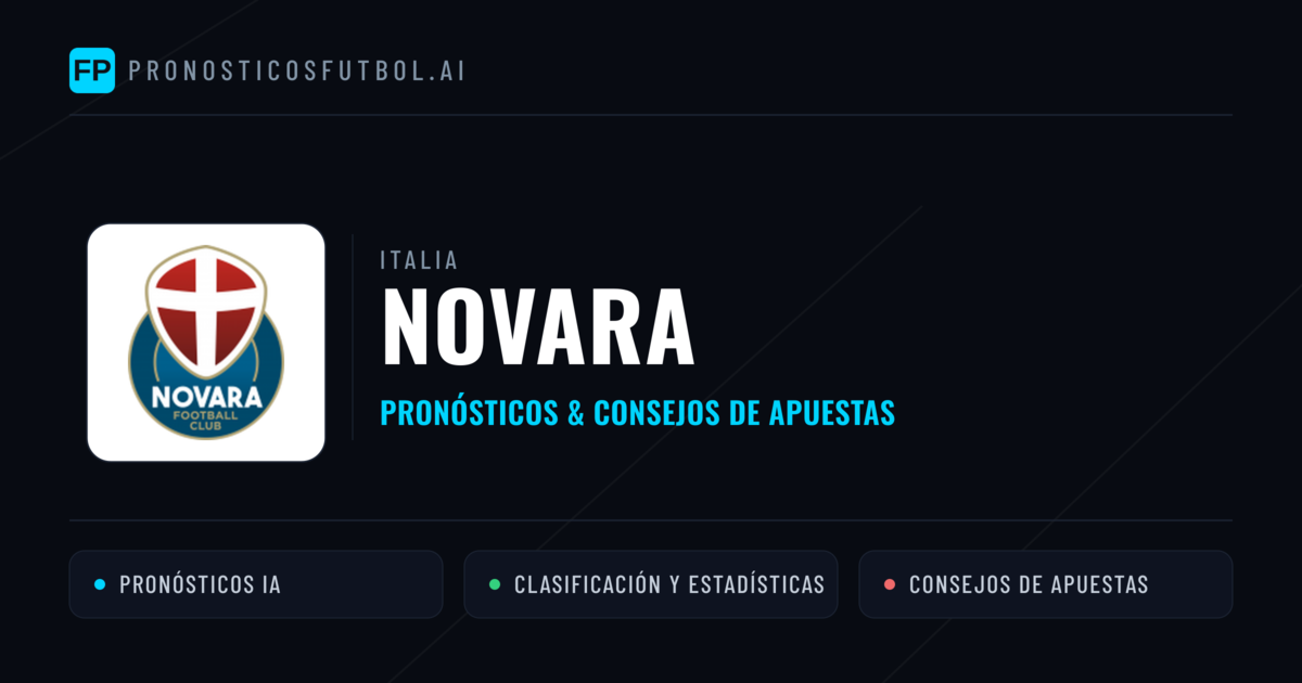 Novara Pronósticos y estadísticas