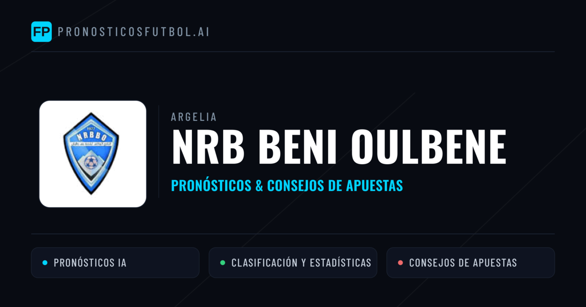 NRB Beni Oulbene Pronósticos y estadísticas