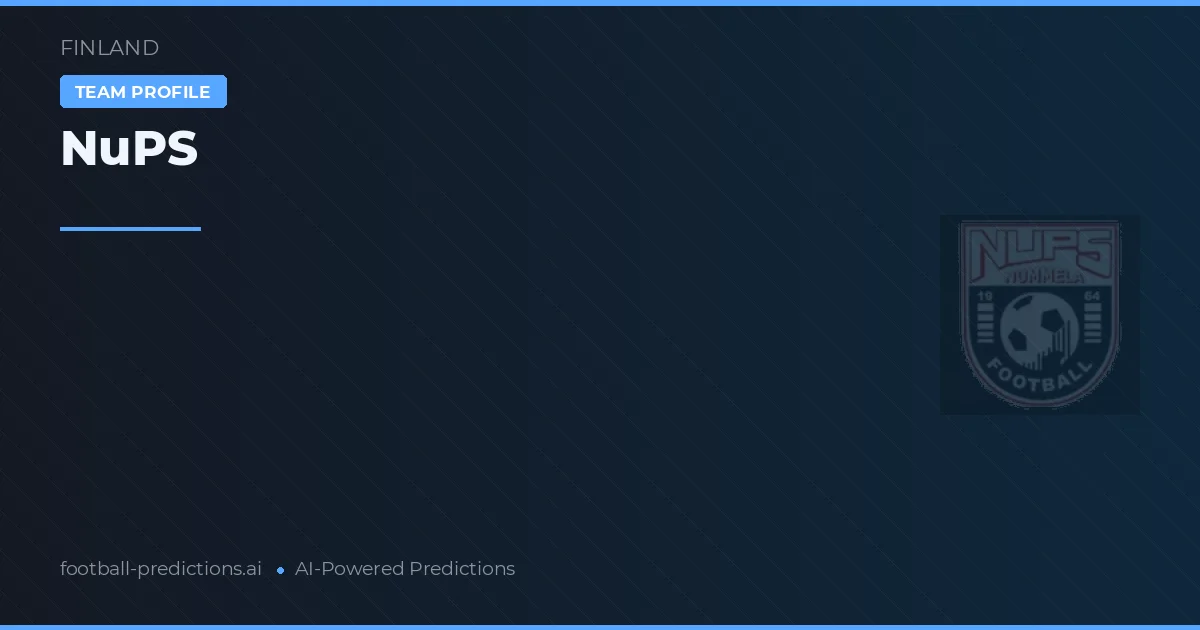 NuPS Pronósticos y estadísticas
