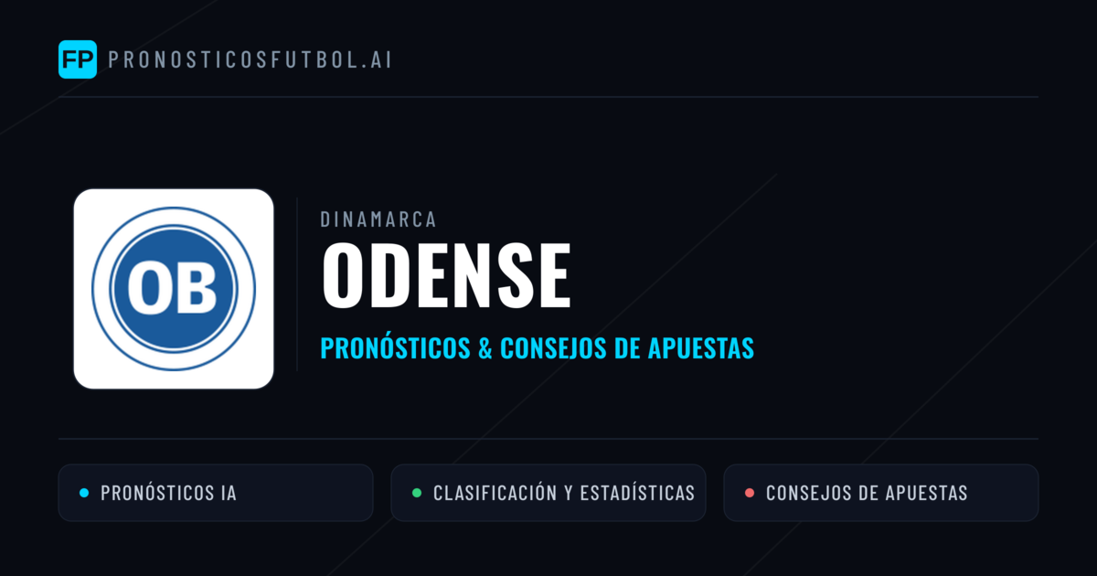 Odense Pronósticos y estadísticas
