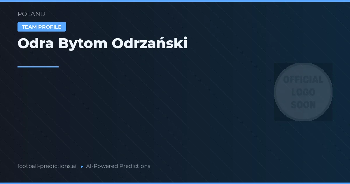 Odra Bytom Odrzański Pronósticos y estadísticas