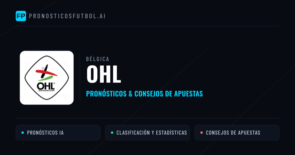 OHL Pronósticos y estadísticas