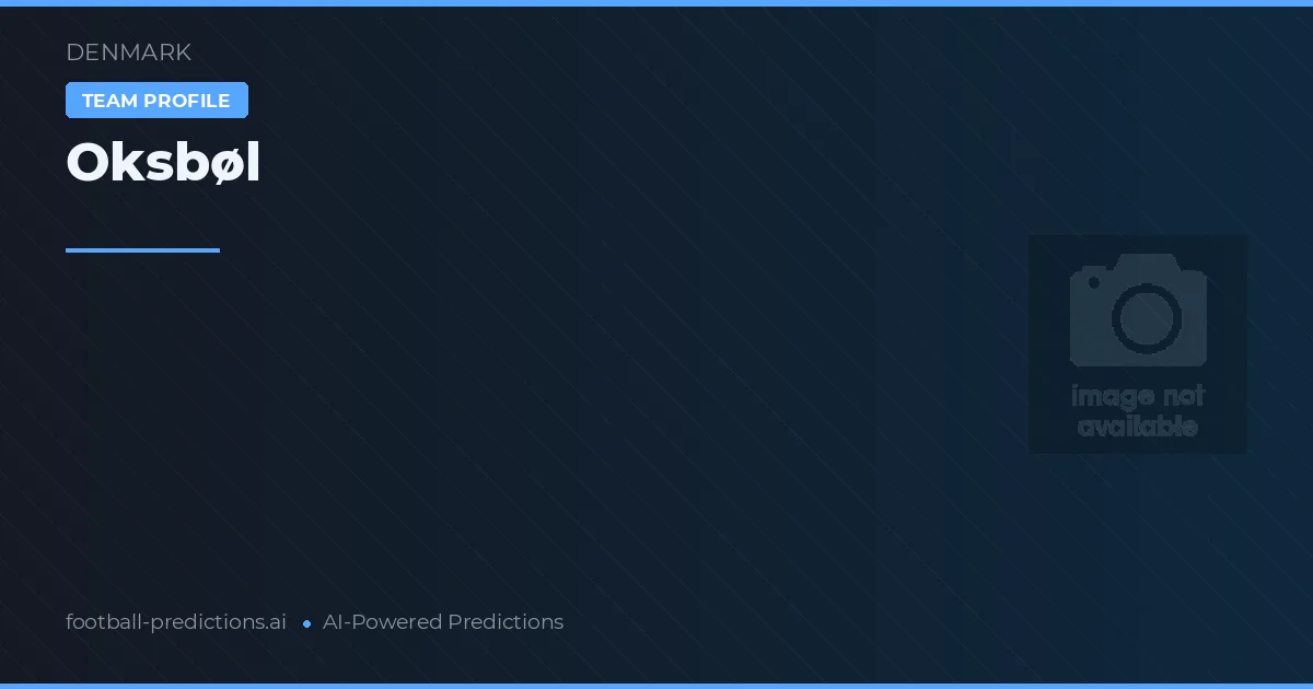 Oksbøl Pronósticos y estadísticas