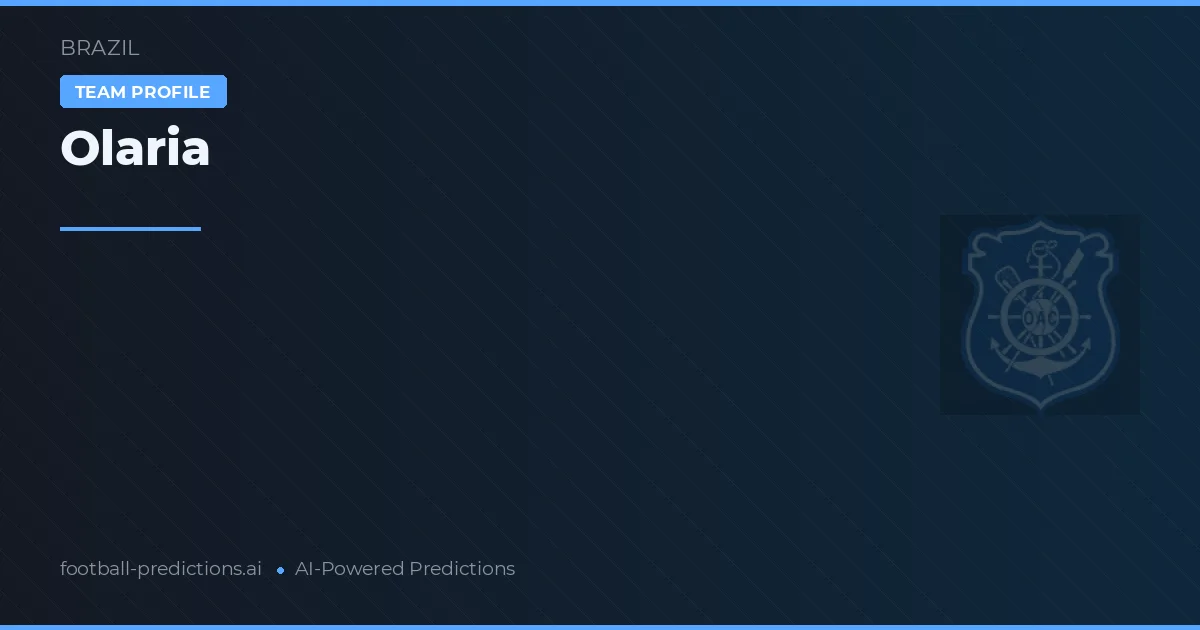 Olaria Pronósticos y estadísticas