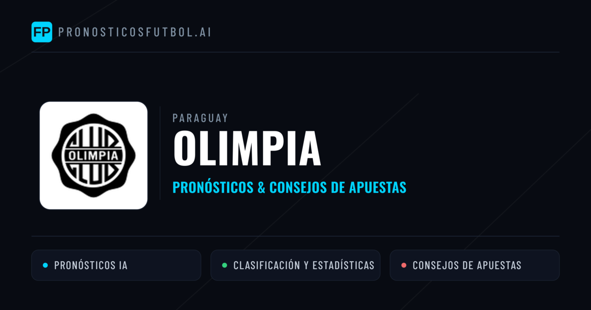 Olimpia Pronósticos y estadísticas