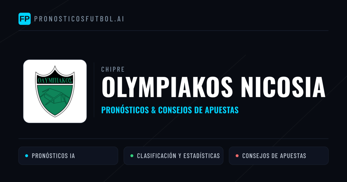 Olympiakos Nicosia Pronósticos y estadísticas