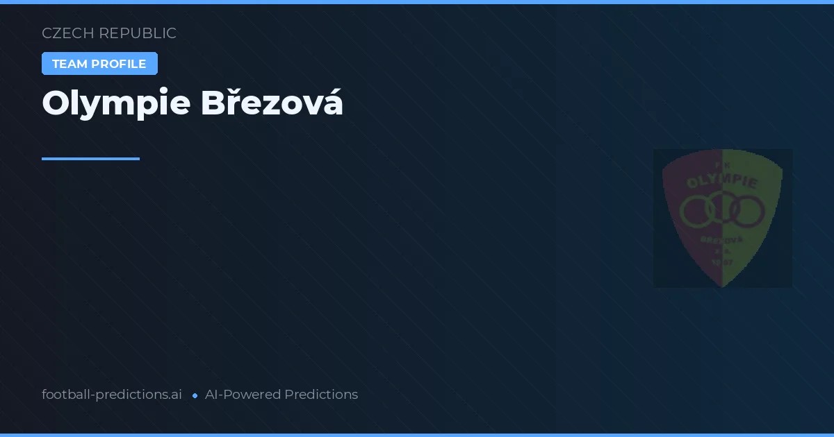 Olympie Březová Pronósticos y estadísticas
