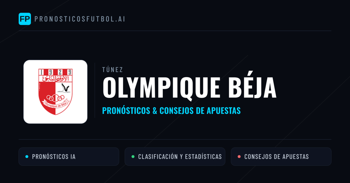 Olympique Béja Pronósticos y estadísticas