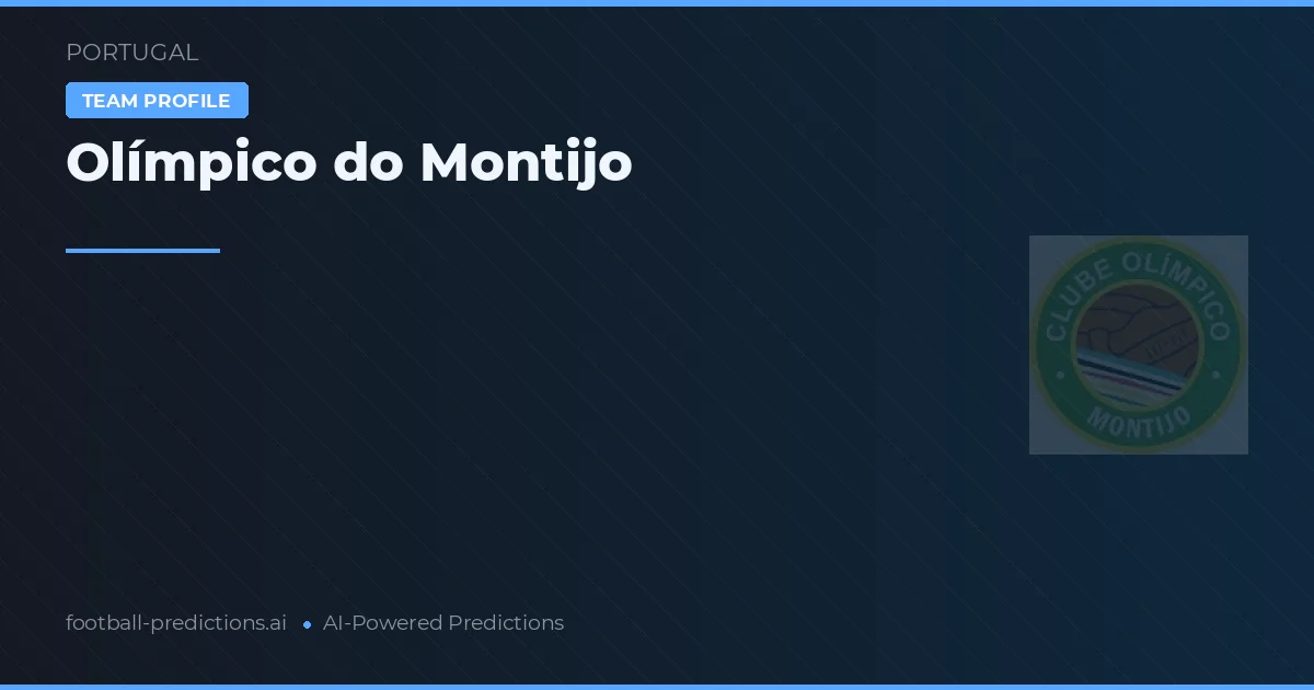 Olímpico do Montijo Pronósticos y estadísticas