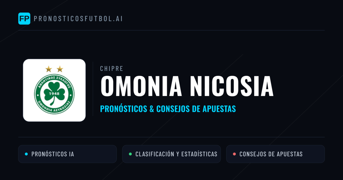 Omonia Nicosia Pronósticos y estadísticas