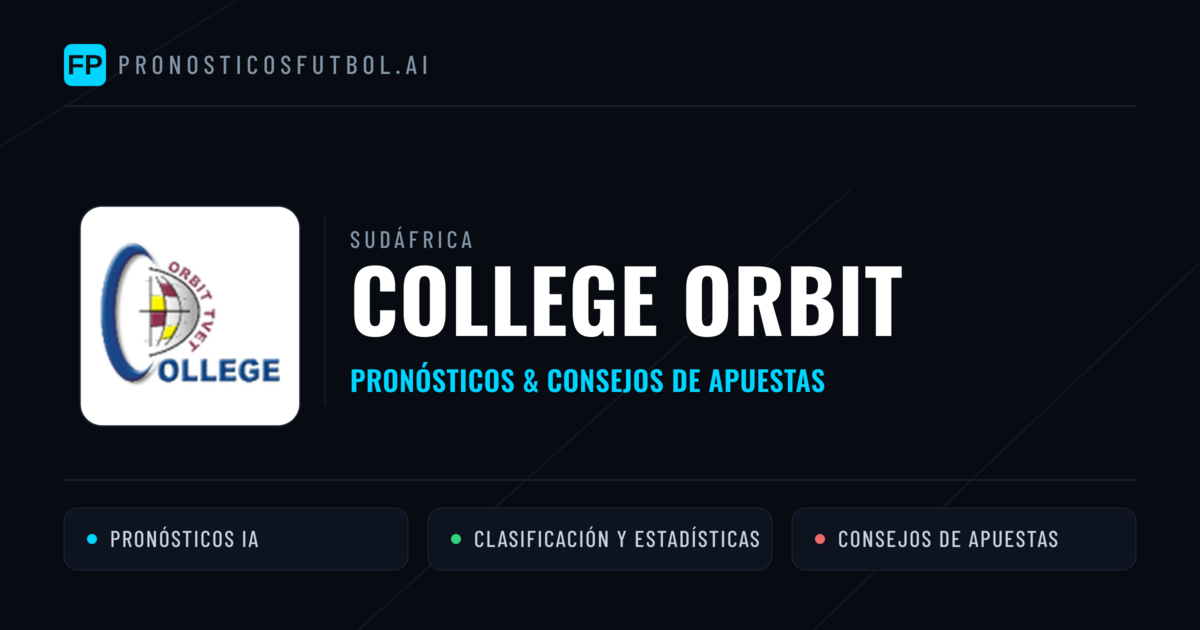 College Orbit Pronósticos y estadísticas
