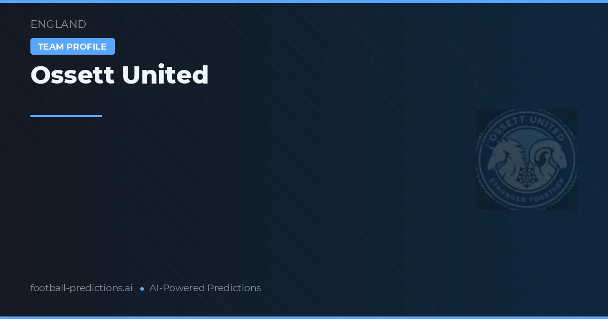 Ossett United Pronósticos y estadísticas