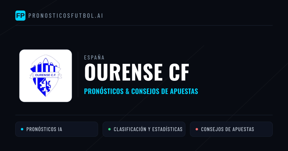 Ourense CF Pronósticos y estadísticas