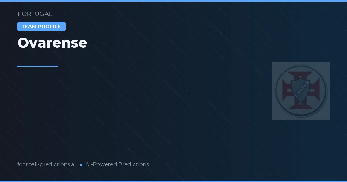 Ovarense Pronósticos y estadísticas
