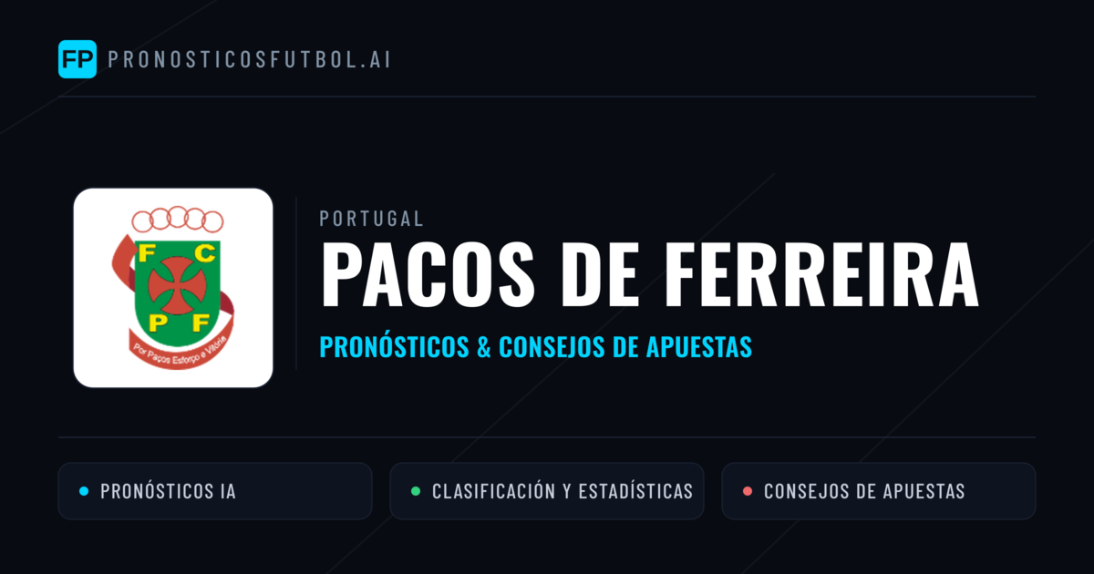 Pacos de Ferreira Pronósticos y estadísticas
