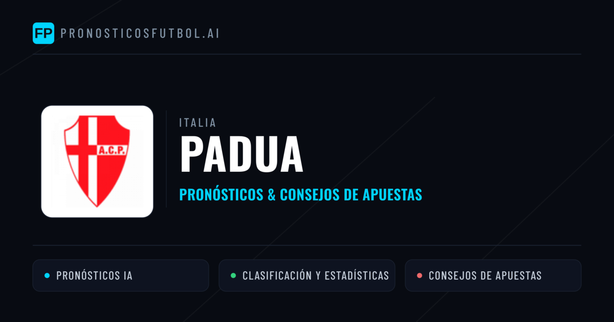 Padua Pronósticos y estadísticas