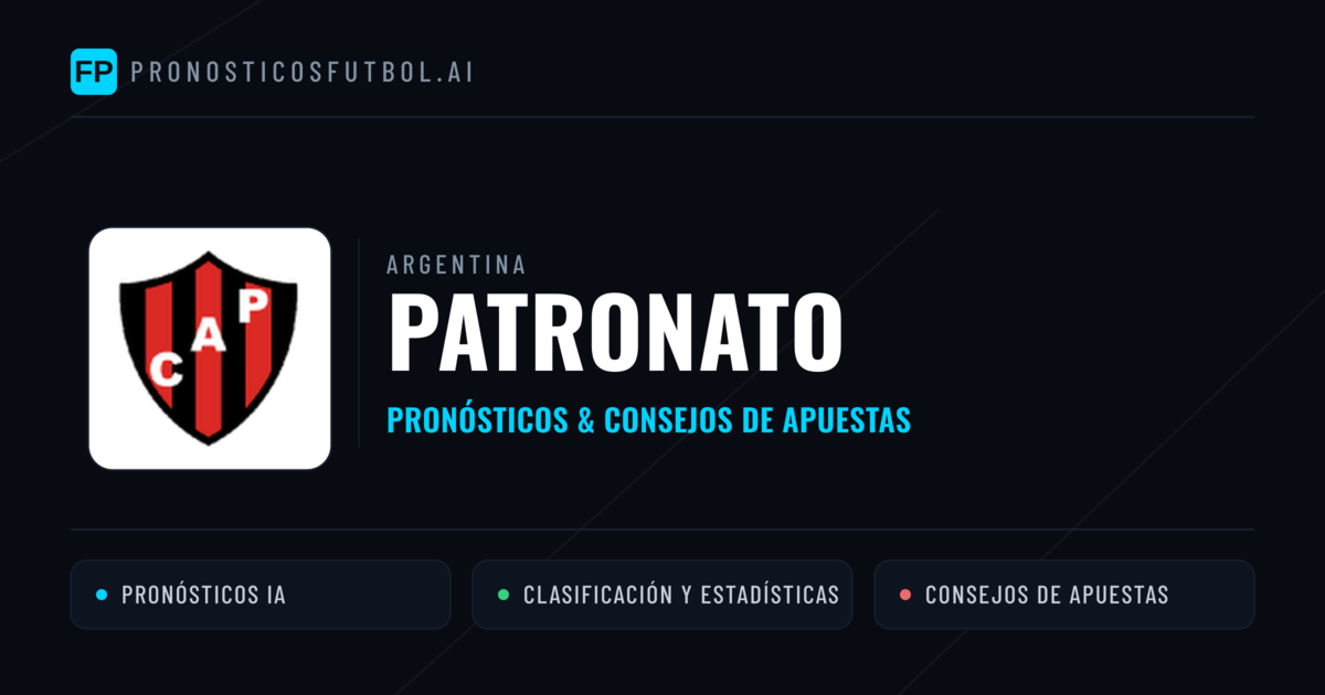 Patronato Pronósticos y estadísticas