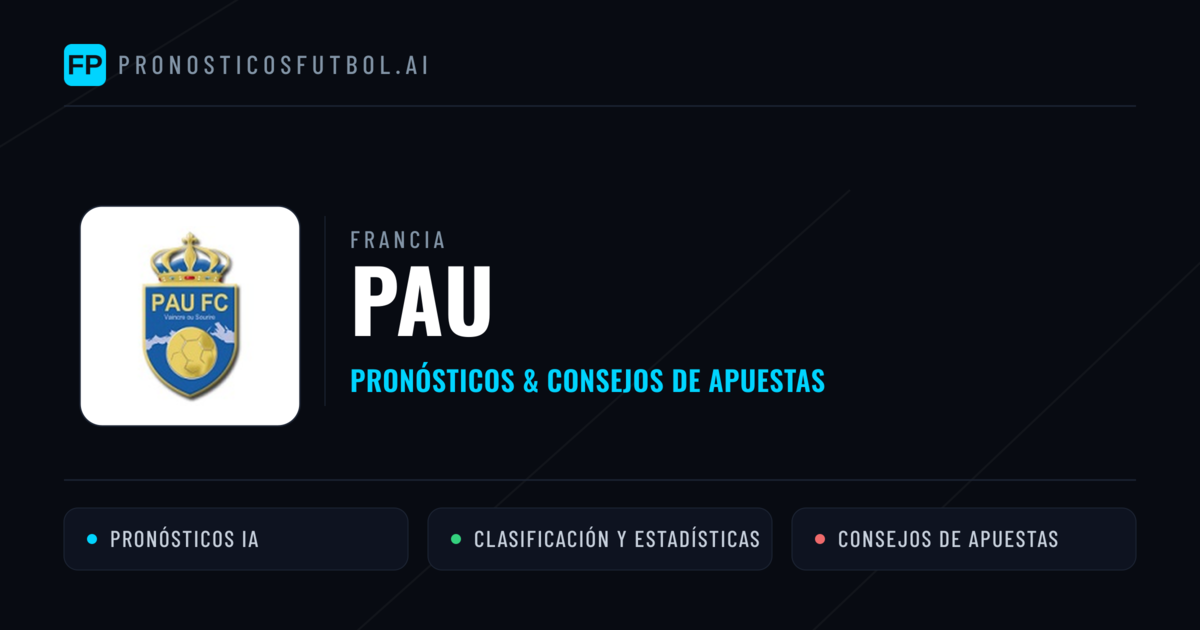 PAU Pronósticos y estadísticas