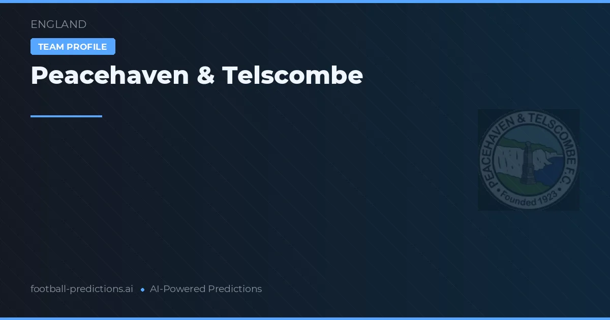 Peacehaven & Telscombe Pronósticos y estadísticas