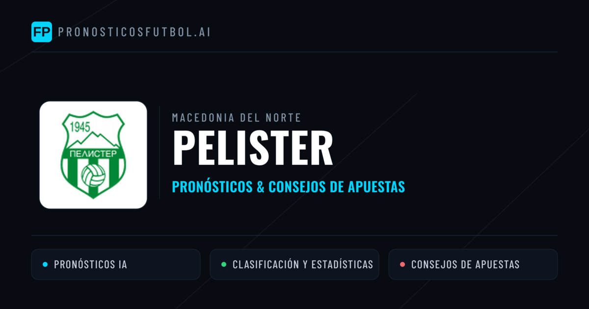 Pelister Pronósticos y estadísticas