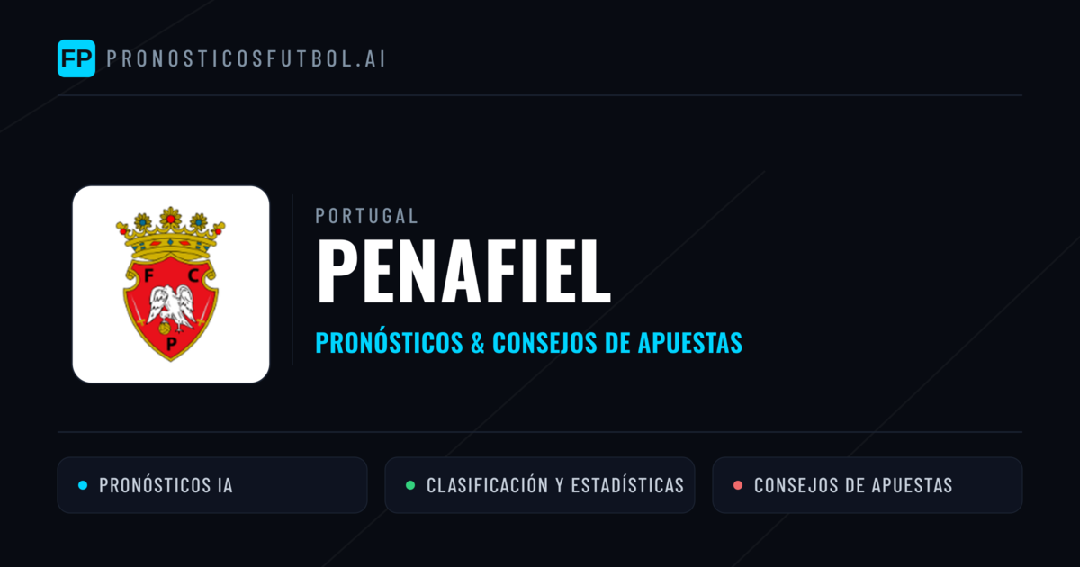 Penafiel Pronósticos y estadísticas