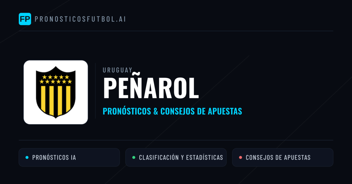 Peñarol Pronósticos y estadísticas