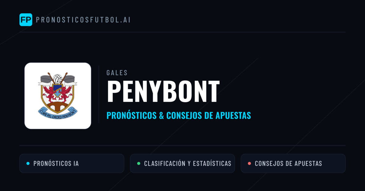 Penybont Pronósticos y estadísticas