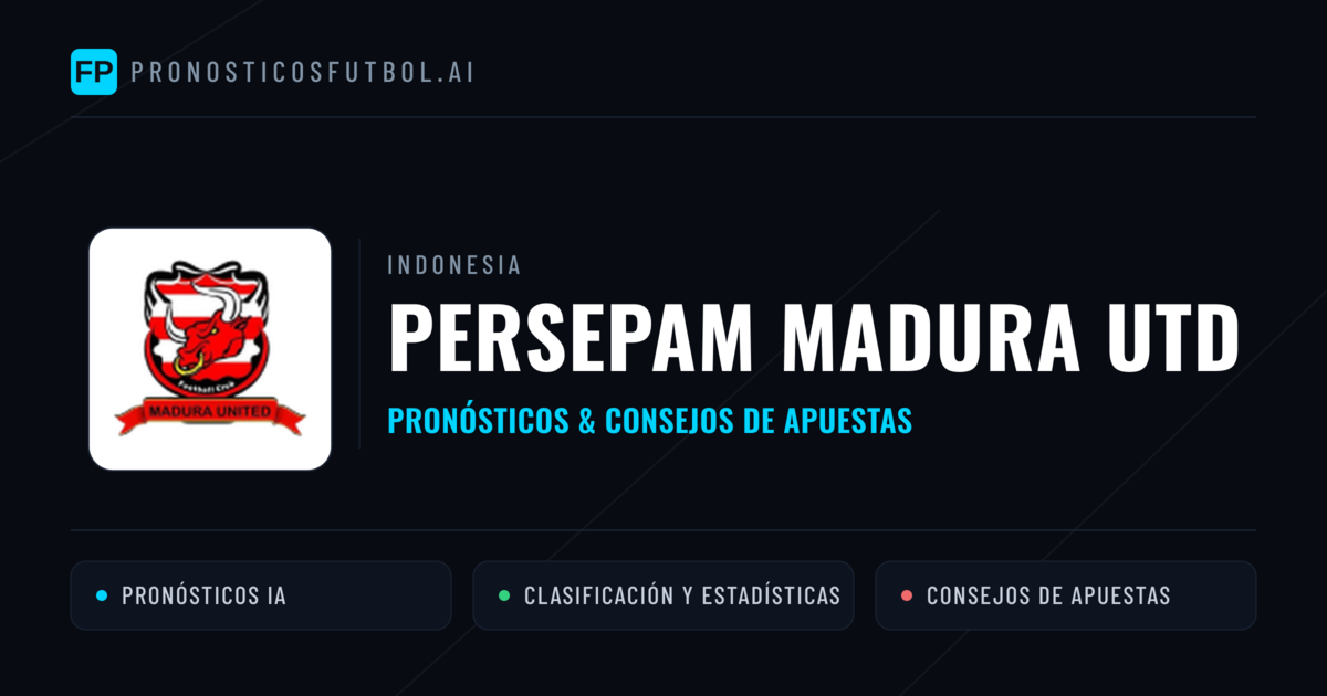 Persepam Madura Utd Pronósticos y estadísticas