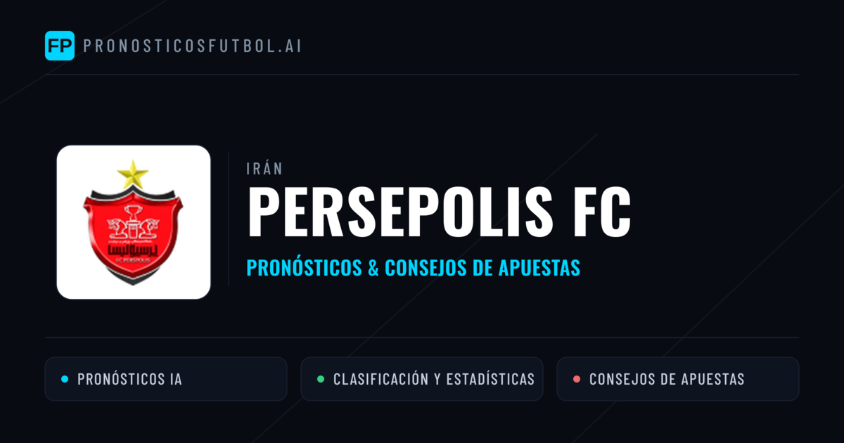 Persepolis FC Pronósticos y estadísticas