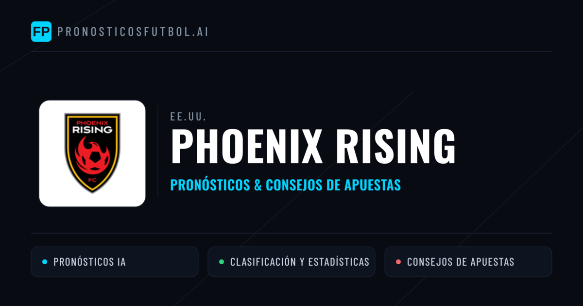 Phoenix Rising Pronósticos y estadísticas