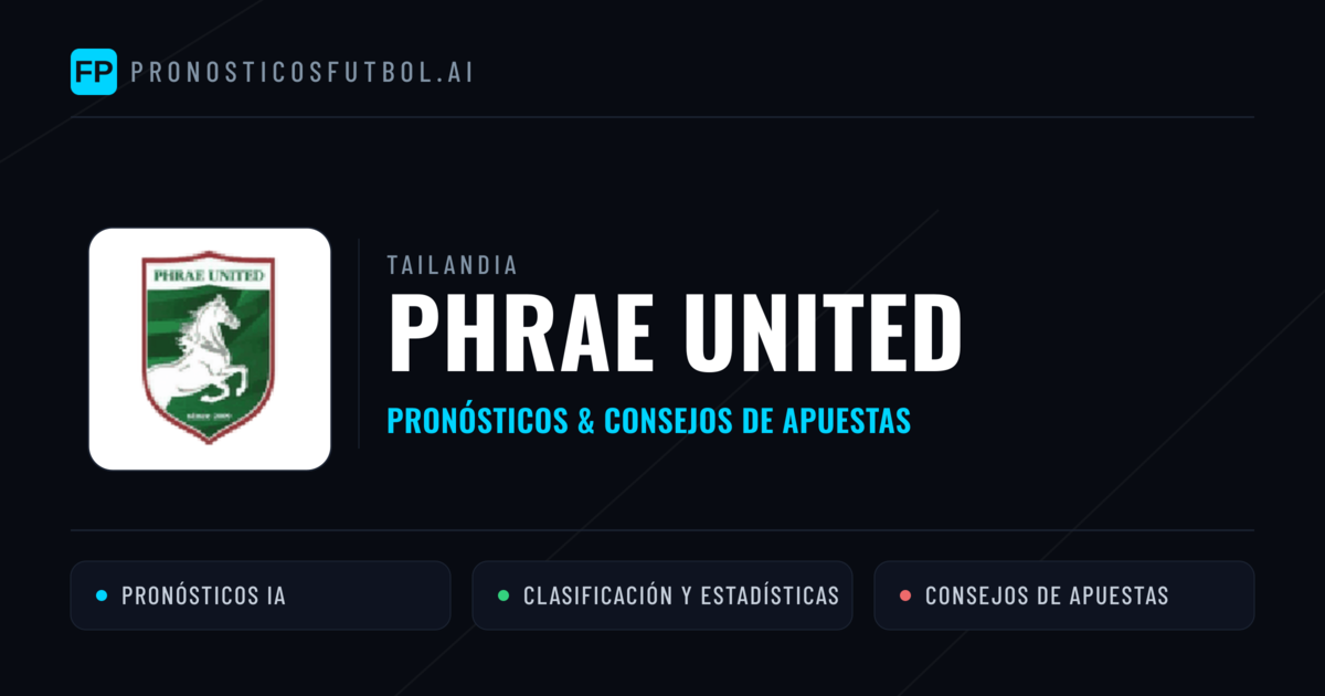 Phrae United Pronósticos y estadísticas