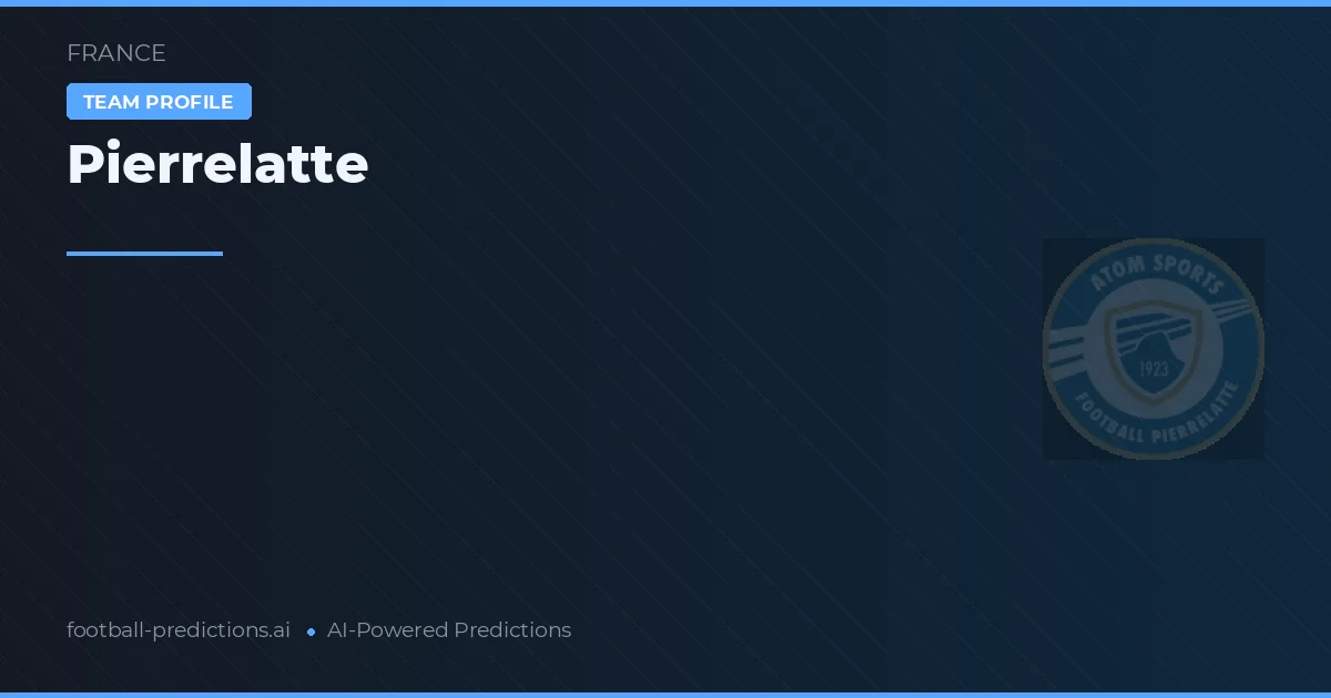Pierrelatte Pronósticos y estadísticas