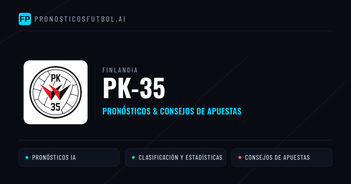 PK-35 Pronósticos y estadísticas