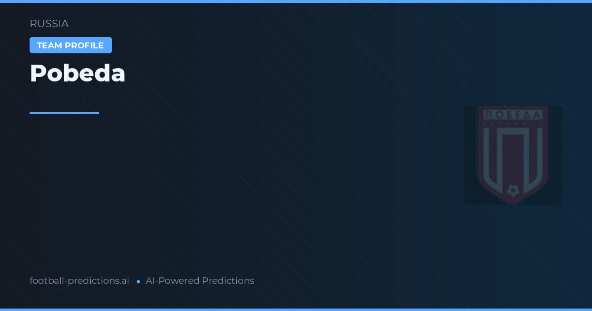 Pobeda Pronósticos y estadísticas