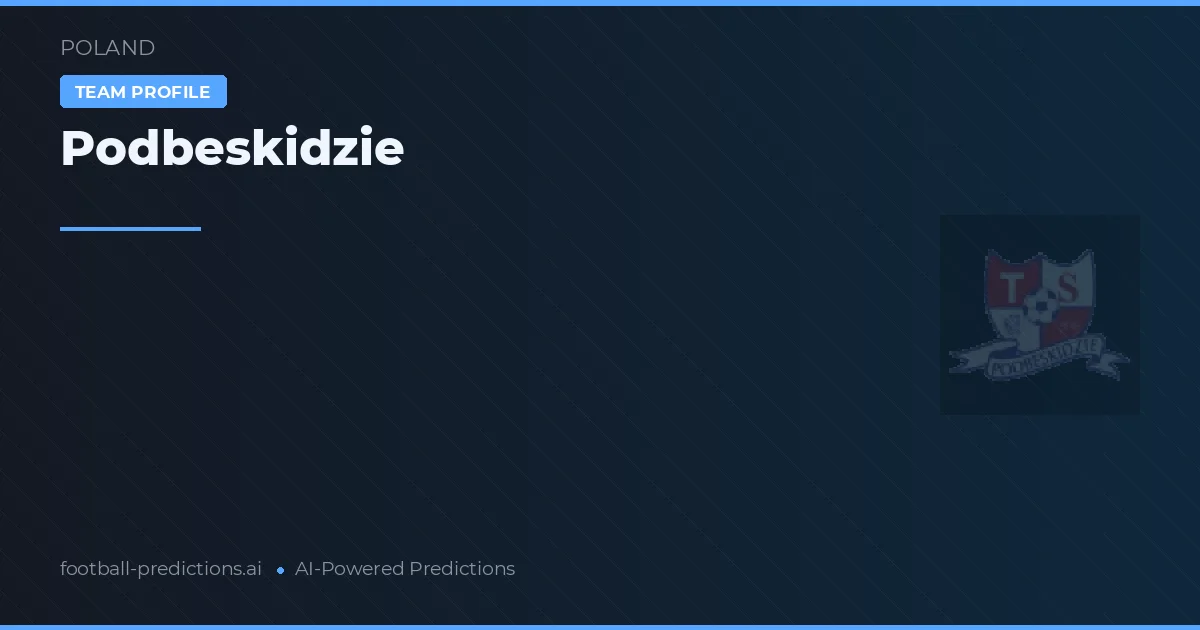 Podbeskidzie Pronósticos y estadísticas