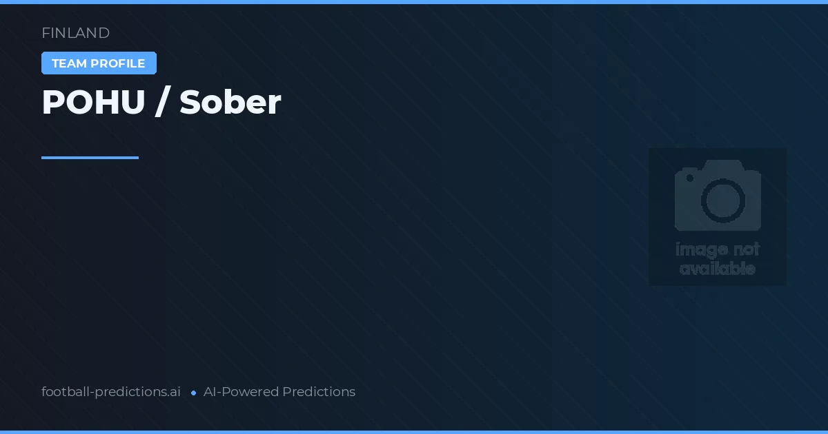 POHU / Sober Pronósticos y estadísticas