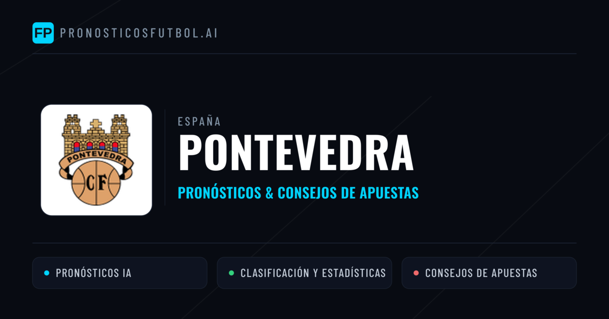 Pontevedra Pronósticos y estadísticas