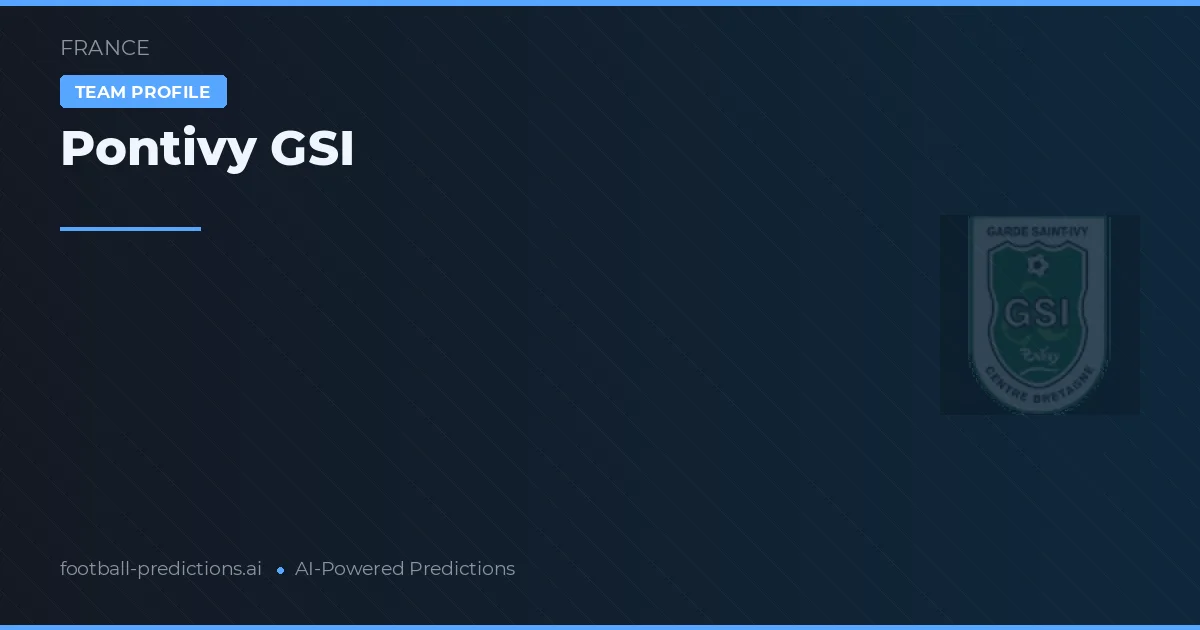 Pontivy GSI Pronósticos y estadísticas
