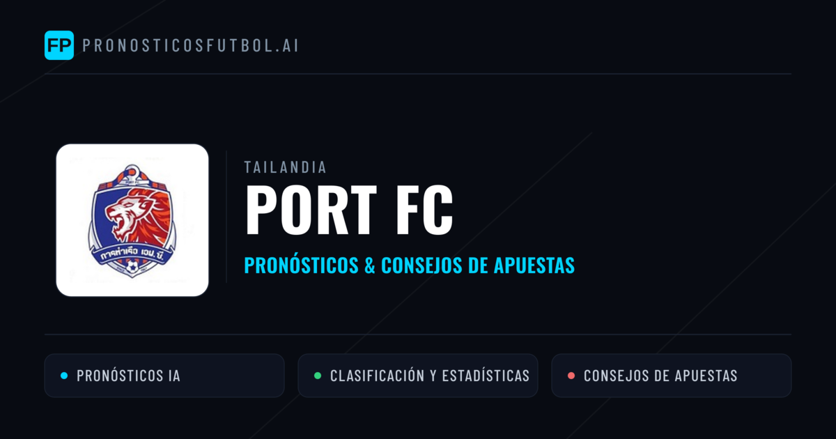 Port FC Pronósticos y estadísticas