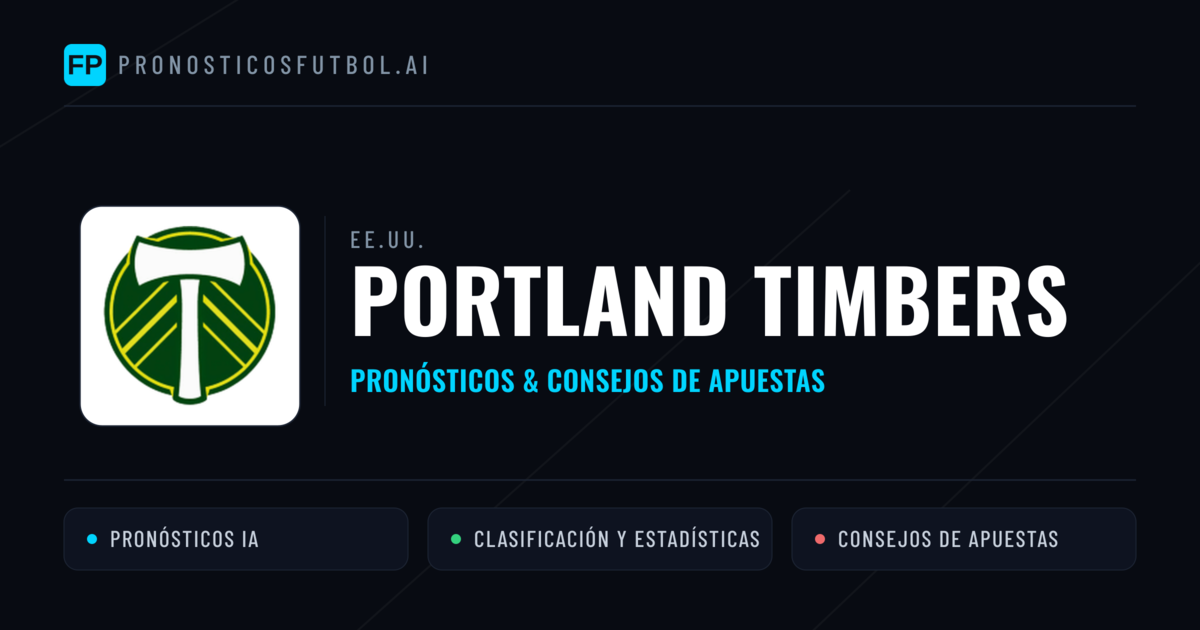 Portland Timbers Pronósticos y estadísticas