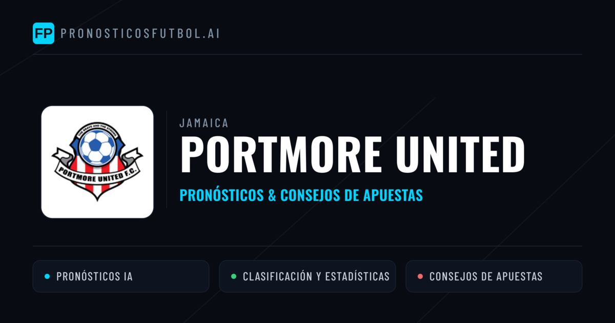 Portmore United Pronósticos y estadísticas
