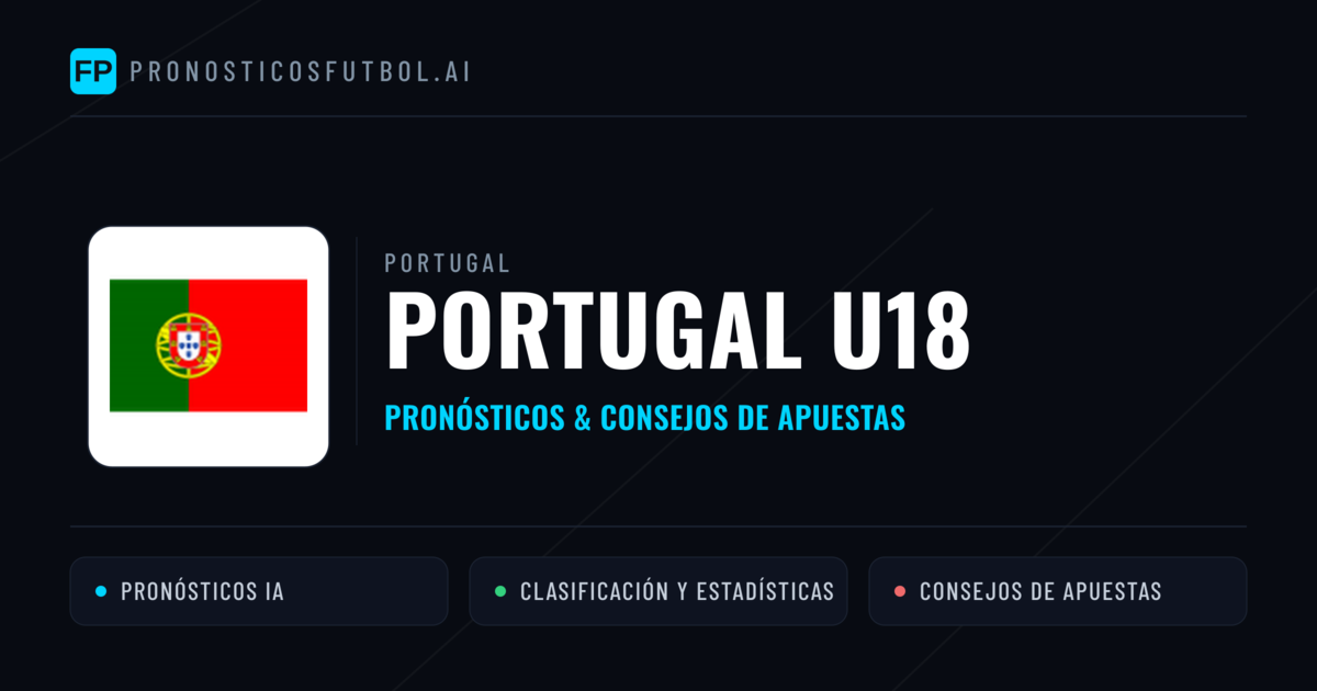 Portugal U18 Pronósticos y estadísticas