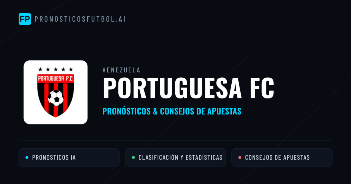 Portuguesa FC Pronósticos y estadísticas