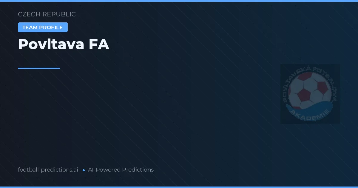 Povltava FA Pronósticos y estadísticas