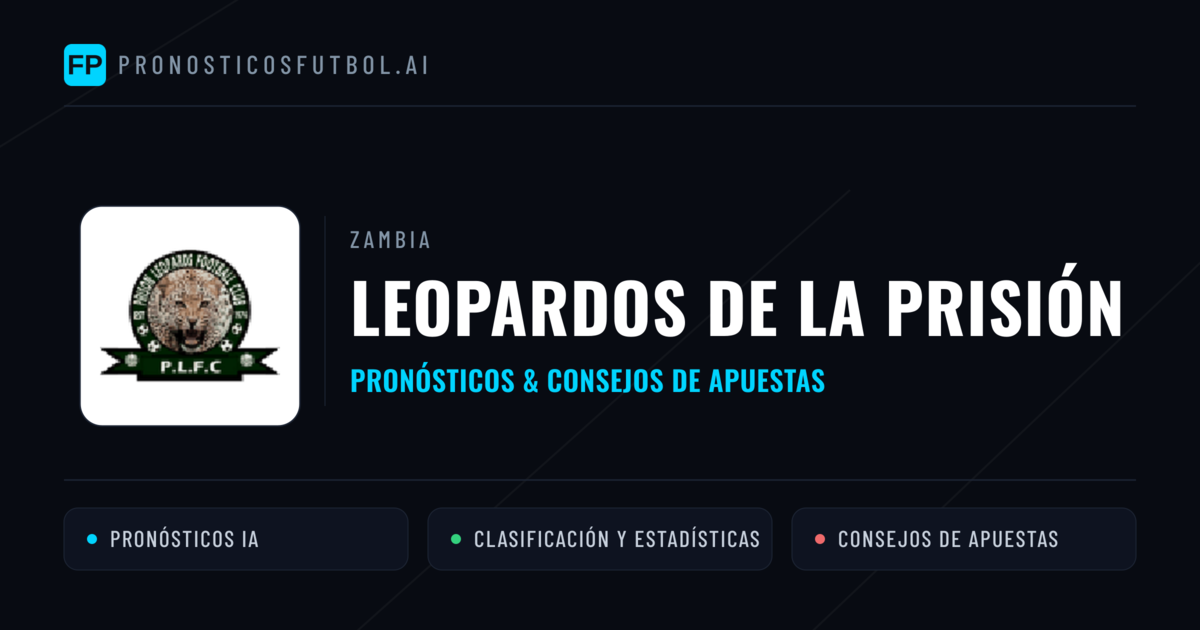 Leopardos de la Prisión Pronósticos y estadísticas